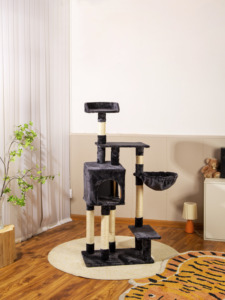 Meilleur <span class=keywords><strong>prix</strong></span>, <span class=keywords><strong>arbre</strong></span> à <span class=keywords><strong>chat</strong></span> personnalisé en fausse fourrure, griffoir, maison, poteau à gratter pour chats, <span class=keywords><strong>arbre</strong></span> à grimper - Product Image 2