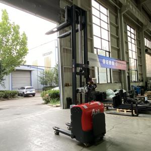 Volledige Elektrische Pallet Stapelaar Lift Hoogte Heftruck 2 Ton Magazijn Zwaar Object Transport Elektrische Pallet Stapelaar - Product Image 4