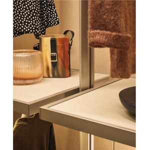 Structures ouvertes placard italie design cadre en aluminium garde-robe <span class=keywords><strong>dressing</strong></span> système - Product Image 5