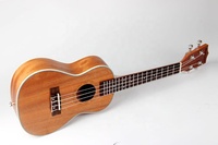 Wholesale Professional Musical Instruments 4 Strings 23 24 Inch Concert Sapele Mahogany Matte Finish Acoustic Ukulele with Strap