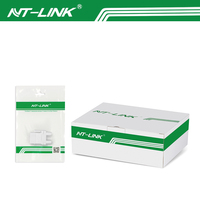 NT K013 UTP 180 Derajat Dual IDC Keystone Jack Cat5e Cat6