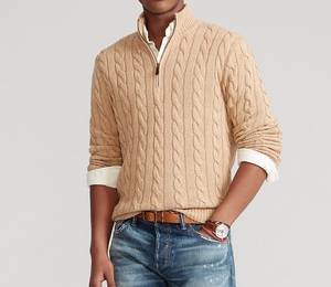 Suéter de Diseño Nuevo con Logotipo Personalizado para <span class=keywords><strong>Hombre</strong></span> y Mujer, <span class=keywords><strong>Cuello</strong></span> <span class=keywords><strong>Alto</strong></span>, Media Cremallera, Informal, Tejido - Product Image 6