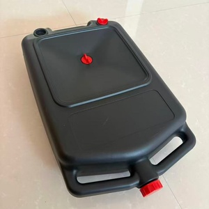 Bac de <span class=keywords><strong>vidange</strong></span> d'<span class=keywords><strong>huile</strong></span> en plastique noir robuste de 12 L, conteneur de collecte de liquide de refroidissement et de carburant scellé avec poignée pour garages et fosse à <span class=keywords><strong>huile</strong></span> - Product Image 1