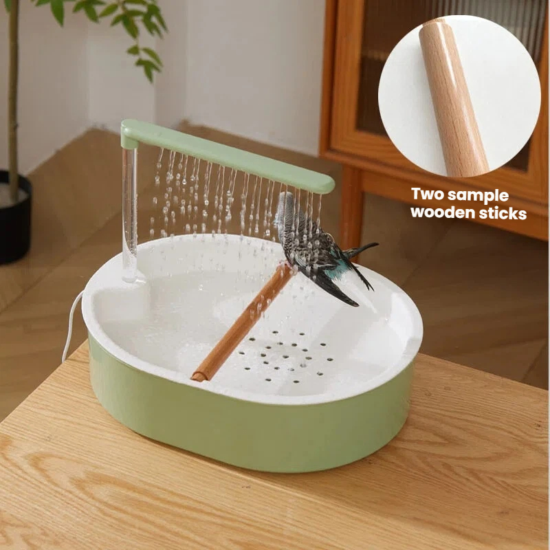 Seau + Eau de pluie + Tuyau + Bâton en bois de pierre + Pompe à eau