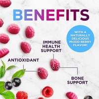 Rosebest Certifié GMP Vente en Gros OEM Marque Privée 50mg Gommes de Citrate de Zinc Végétaliennes Saveur Baies Naturelles Suppléments Alimentaires en Vrac