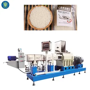 Máquina de fabricación de gachas de arroz instantáneo, equipo de planta de procesamiento de arroz artificial