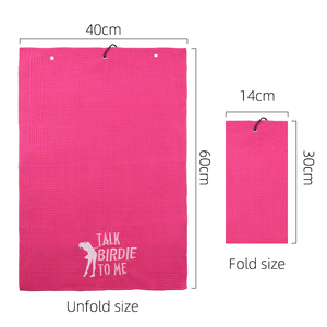 Broderie personnalisée, impression numérique avec Pothook, tissage gaufré, pas de perte de cheveux, serviette de Golf en microfibre, DIY - Product Image 6