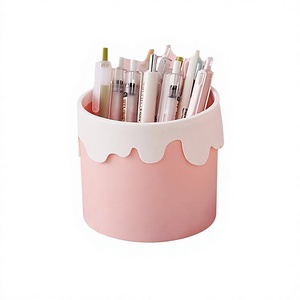 ที่ใส่ปากกาพลาสติกรูปไอศกรีมการ์ตูนน่ารัก 4 สี / ปฏิทิน - Product Image 3