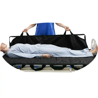 Lit de positionnement Patients tapis mobile feuille de transfert de levage lavable avec poignées pour tourner le sac de rangement de repositionnement de levage