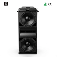 Système de sonorisation professionnel LA-6, enceinte de scène à double ligne de 12 pouces, 800 W RMS, pour églises et événements, certifié CE RoHS