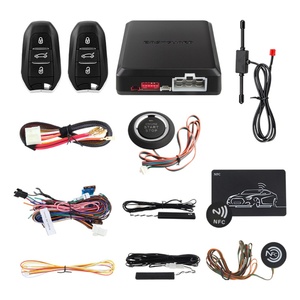 EASYGUARD EC002-PE-NFC One Way Car Alarm with NFC Card <b>Remote</b> Engine Start Push Start Button PKE Keyless Entry Anti Hijacking - Product Image 2