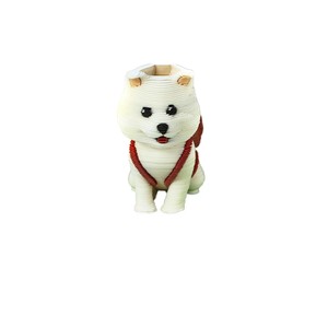 Bloc de Notas 3D con Diseño de Perro Samoyedo, Notas Adhesivas Creativas con Grabado Láser en Papel, Decoración de Escritorio con Animal Bonito, Regalo Artístico para Oficina, Escuela y Hogar - Product Image 1