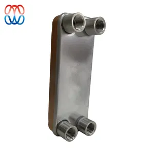 Scambiatore di calore a piastre saldobrasate in rame in acciaio inossidabile di alta qualità scambiatore di calore a piastre saldobrasate acqua-acqua