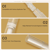 Stylo applicateur vide en plastique pour vernis à ongles, stylo cosmétique rotatif avec pinceau pour sérum