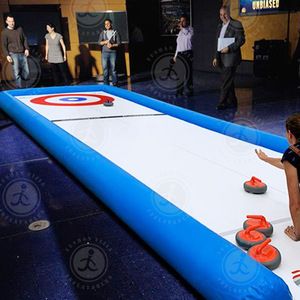 2023 Usine En Gros En Plein Air et Intérieur Gonflable Jeux <span class=keywords><strong>De</strong></span> Sport Pliable <span class=keywords><strong>Curling</strong></span> Synthétique Patinoire Voies - Product Image 1