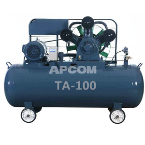 Compresseur d'air à piston à injection d'huile APCOM, pression moyenne, 1,25 MPa, 0,38-1,7 m³/min, 3-15 kW, série HW, industriel - Product Image 2