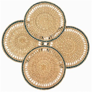 Most Selling Elegant <b>Beaded</b> <b>Placemats</b> Round for Wedding Reception Party and Festive Decoration Available at Good Price - Product Image 1