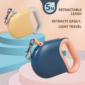 Automatic Retractable <b>Dog</b> <b>Leash</b> 5M Lightweight Portable Pet Walking Lead For <b>Dogs</b> - Product Image 2