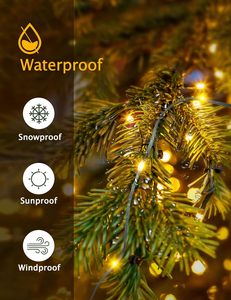 Luces <span class=keywords><strong>de</strong></span> árbol <span class=keywords><strong>de</strong></span> Navidad con anillo <span class=keywords><strong>Cascada</strong></span> 8 modos <span class=keywords><strong>Luz</strong></span> superior Árbol <span class=keywords><strong>de</strong></span> Navidad Luces <span class=keywords><strong>de</strong></span> hadas Interior Exterior para decoración <span class=keywords><strong>de</strong></span> árbol <span class=keywords><strong>de</strong></span> Navidad - Product Image 6
