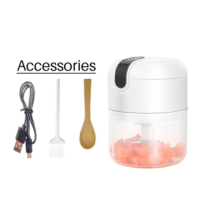 Автоматические многофункциональные электрические пищевые мини-пакеты для мяса или овощей с лезвиями из нержавеющей стали