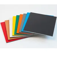 Nouvelle conception, revêtement PE PVDF brillant de 4 mm, panneau Alucobond brillant ACP ACM, plaque composite en aluminium