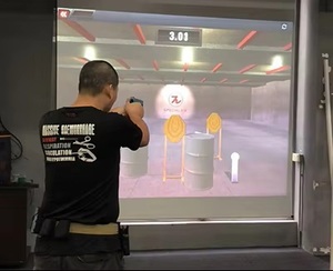 La caméra 60fps répond rapidement au simulateur de tir virtuel AR Projection interactive Multi ID Laser jeu de <span class=keywords><strong>chasse</strong></span> avec 6 thèmes - Product Image 6
