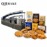 Ligne de production industrielle de bâtonnets de biscuits au doigt Machine de fabrication de biscuits en pain d'épice pour boulangerie