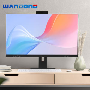 PC todo en uno de 27 pulgadas AMD Ryzen 5 R7 16GB RAM 512GB SSD OEM AIO Computadora de escritorio Monoblock PC todo en uno con batería UPS - Product Image 1