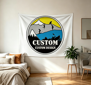 Custom Logo Woven <b>Throw</b> Blanket Decorative <b>Sofa</b> Cover Wall Tapestry <b>for</b> Home Living Room Bedroom and Gifts - Product Image 1