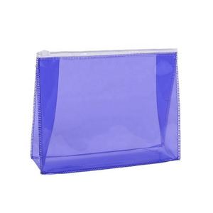 Custom Elegant Portable Clear Waterproof Travel Makeup Bag - Cosmetic Brush Bag, Purse & Pen Pouch - Product Image 2