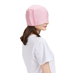 Migraine Relief Cap with Top, Soothing Headache Hat <b>Ice</b> <b>Pack</b> Mask, Face Cold Compress Cooling Gel Head Wrap for Tension,Hangover - Product Image 4