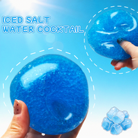 Nouvel Arrivage Balle Anti-Stress Sensorielle Moulable et Sonore Effet Slushie, Jouet Fidget Personnalisable, Faible MOQ, Échantillon Gratuit