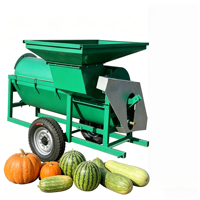 Machine professionnelle de récolte de pastèques et de séparation des graines de citrouille