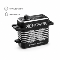 XQ-Power XQ-S8045D Servo Brushless Haute Performance 8.4V 25kg-cm à Réponse Rapide pour Voitures RC, Bateaux, Hélicoptères, Drones - Jouet à Construction Métallique