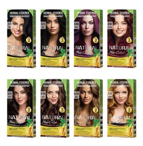 VOJO Crema Colorante per Capelli Naturale all'Estratto di Ginseng Senza Ammoniaca 120ml, Colore Nero <span class=keywords><strong>Permanente</strong></span> Rapido per Donne e Saloni - Product Image 1
