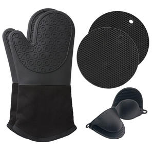 Ensemble de gants de four en silicone souple Ensemble de gants de four en silicone souple côtelé double <span class=keywords><strong>Kitchenaid</strong></span> - Product Image 6