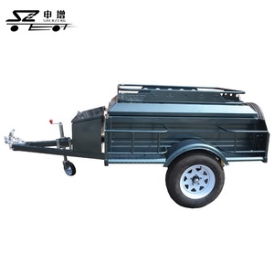Vente flash <span class=keywords><strong>Remorque</strong></span> de remorquage automobile à plateau ouvert Petite caravane avec tente - Product Image 5
