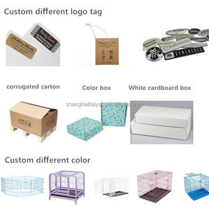 भारी शुल्क अविनाशी कुत्ते क्रट स्टील से बचने के सबूत इनडोर डबल दरवाजे उच्च चिंता पिंजरे केनेल पहियों के साथ - Product Image 5