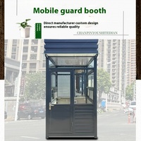 DBJ 40FT modulaire extensible écologique moderne garde de sécurité extérieure cabine maison préfabriquée conteneur en acier bureau