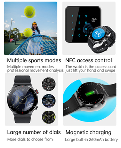 Rastreador de actividad deportiva 2023, reloj inteligente QW33 IPS, reloj táctil, banda de acero inoxidable, resistente al agua, IP67, funda de acero para reloj inteligente - Product Image 5