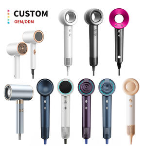 Juego de sopladores de secador de pelo iónico de velocidad bldc secador de pelo de secado rápido de salón de máquina de fabricante profesional mini con logotipo personalizado - Product Image 1