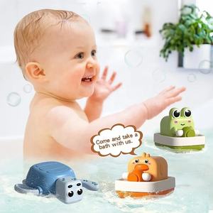 Juguete Flotante para Baño, Tortuga de Cuerda para Bañera, Juguete Acuático para Bebés y Niños Pequeños - Product Image 4