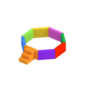 Adorable terrain de <span class=keywords><strong>jeu</strong></span> en mousse pour bébés, enfants, pratique de l'escalade, jeux d'intérieur - Product Image 6