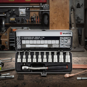 Nuevo Original <span class=keywords><strong>Wuerth</strong></span> 1/2 Llave de trinquete Hexagonal Spinner Socket Set-11 piezas 096513110-Llave de trinquete * 1 5/6/7/8/9/10/12/14/17/19mm - Product Image 3