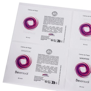 Cindy Self Adhesive Labels Custom Stickers <b>PVC</b> Transparent Hot Stamping Sealing Stickers Logo Rolls 5-8mm Thickness Any Size - Product Image 1