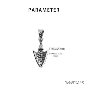 Collar con Colgante <span class=keywords><strong>de</strong></span> Cruz, Tridente, Martillo <span class=keywords><strong>de</strong></span> <span class=keywords><strong>Thor</strong></span> y <span class=keywords><strong>Ojo</strong></span> <span class=keywords><strong>de</strong></span> Horus, Estilo Vikingo Nórdico, Punk Gótico Vintage, <span class=keywords><strong>de</strong></span> Acero Inoxidable, Impermeable - Product Image 4