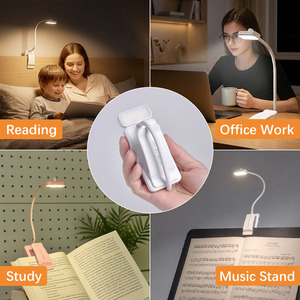 Nouvelle Lampe de Lecture LED Rechargeable 2026 avec 3 Modes de Couleur, Clip de Fixation, Protection Oculaire <span class=keywords><strong>pour</strong></span> Enfants et Adultes, Idéale <span class=keywords><strong>pour</strong></span> <span class=keywords><strong>la</strong></span> Maison et le Salon - Product Image 6