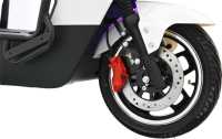 Moto électrique tout-terrain Jenova 60V 1500W, modèle 2026, vitesse 65 km/h, pour adultes, avec pneus larges de 12 pouces et cadre en acier allié