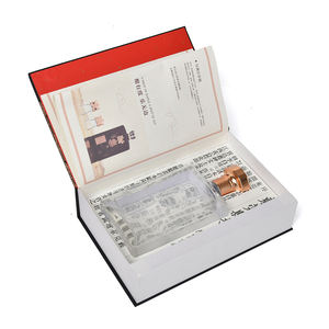 Boîte d'emballage en papier d'art de luxe personnalisée avec estampage à chaud doré pour vin, schnapps, liqueur, avec insert personnalisé - Product Image 2