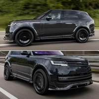Pour Range Rover Body Kit 2020-2024 Executive Edition MSY Kit de carrosserie large jupe de lèvre avant en Fiber de carbone diffuseur arrière Spoiler capot